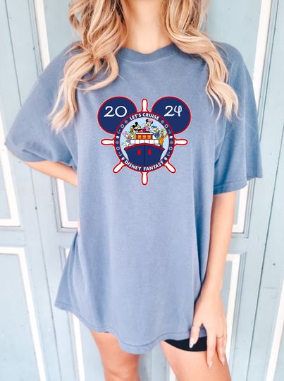 Mickey Disney Fantasy  T-Shirt, Family Cruise Holiday T-Shirt, Disney Cruise T-Shirt