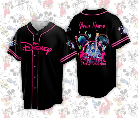 Discover Custom Ddisneyland Baseball Jersey Disneyy Vacation Matching Shirt