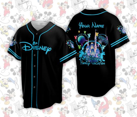 Discover Custom Ddisneyland Baseball Jersey Disneyy Vacation Matching Shirt