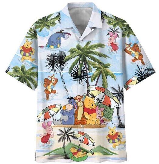 Disney Winnie The Pooh And Friend Hawaiian Shirt