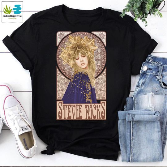 Discover Stevie Nicks Gothic Artwork Vintage T-Shirt