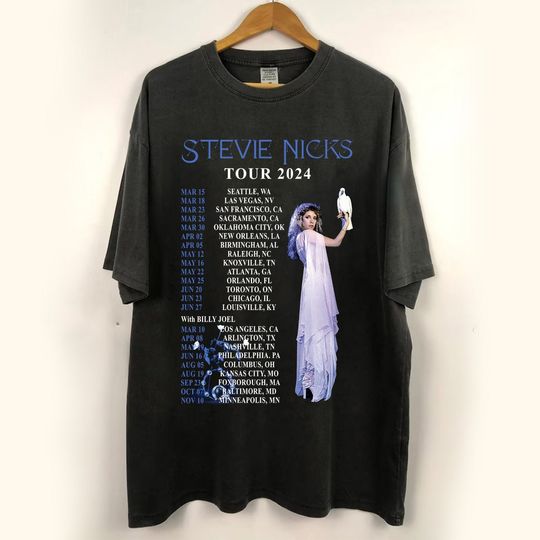 Stevie Nicks 2024 Live In Concert T-Shirt, Vintage Stevie Nicks