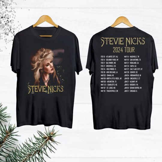 Discover Stevie Nicks 2024 Live In Concert T-Shirt, Vintage Stevie Nicks Shirt