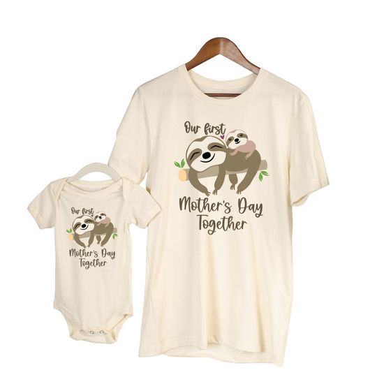 Mother's Day Mommy And Me Shirt, Mommy And Me Matching T-Shirt, Our First Mother's Day Gift