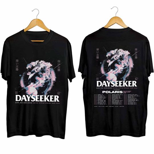 Discover Dayseeker - Dark Sun Spring 2024 Tour Shirt, Dayseeker Band Fan Shirt