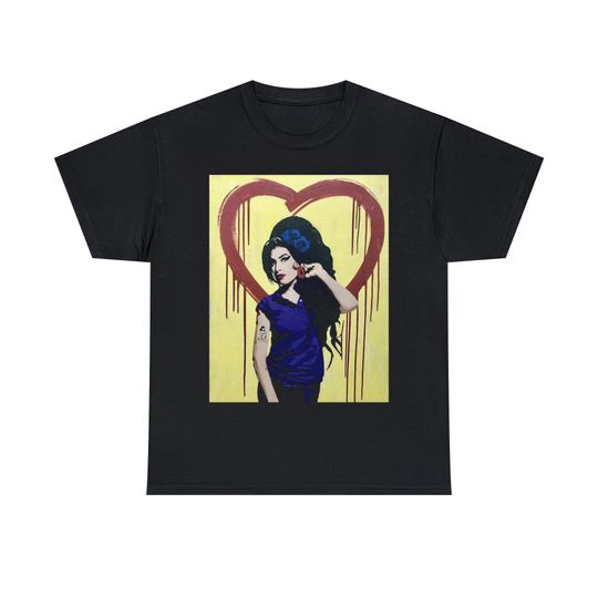 Amy Winehouse Vintage Retro T-Shirt