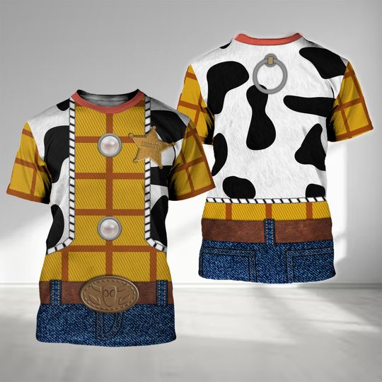 Discover Toy Animated Characters Shirt, Toy Costume Cosplay 3D T-Shirt