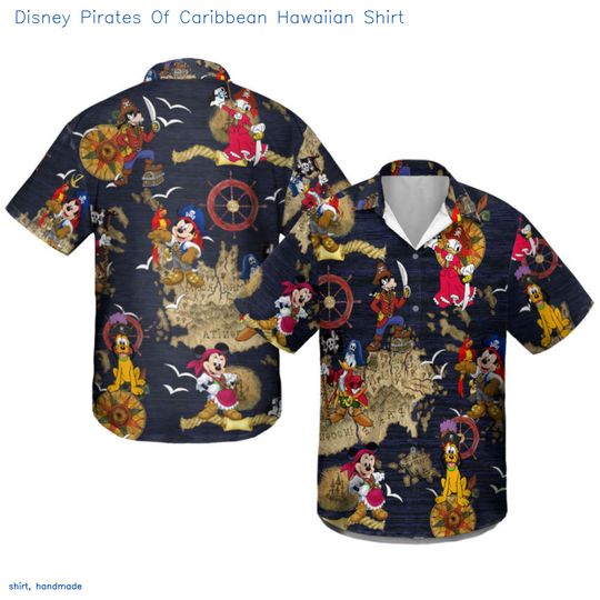 Discover Disney Pirates Of Caribbean Hawaiian Shirt