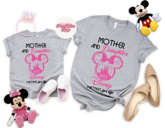 Mom And Daughters Best Disney Partners Shirt, Mom and Son, Best Disney Trip Partners Shirt