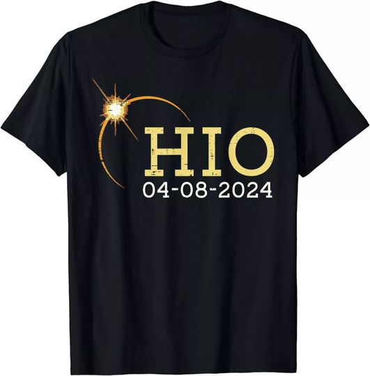 Discover Ohio Solar Eclipse 2024 Totality April 8 Women T-Shirt