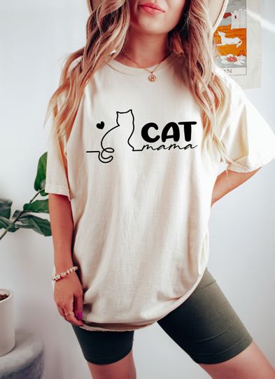 Discover Cat Mama Shirt, Cat Mom Shirt, Cat Shirt for Cat Mom Shirt