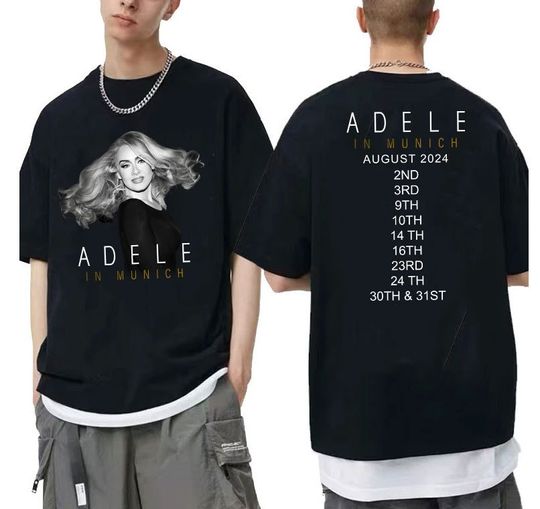 Discover Adele In Munich 2024 Shirt, Adele In Munich 2024 Tour Shirt