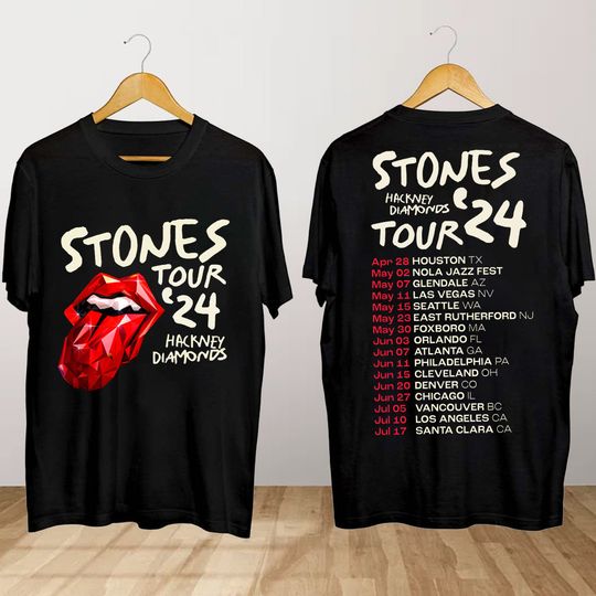 The Rolling Stones Hackney Diamonds Tour 2024 T Shirt