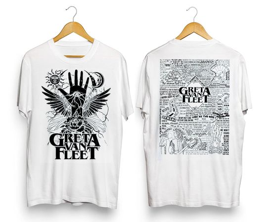 Discover 2024 Greta Van Fleet Tour T-Shirt, 90s Vintage T Shirt