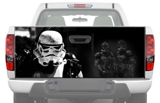 Storm Trooper 2 Disney Star Wars Truck Bed Decal