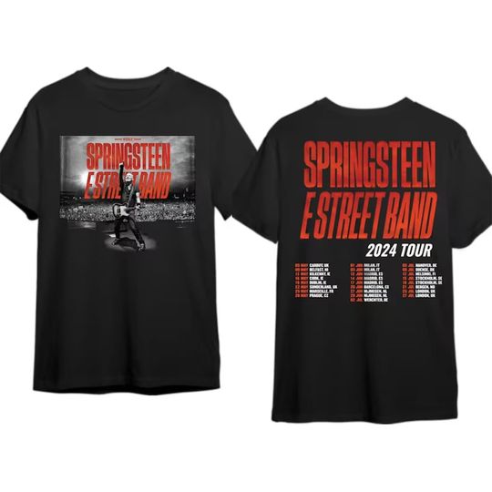 Discover Bruce Springsteen and E Street Band UK And Europe Tour 2024 Shirt