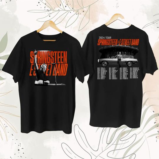 Bruce Springsteen And E Street 2024 Tour Shirt, E Street Shirt, Bruce Springsteen Fan Gift