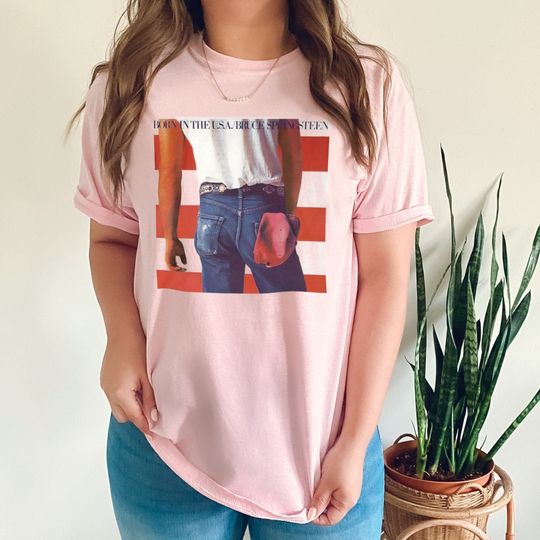 Bruce Springsteen T-Shirt, Bruce Springsteen Born in the USA World Tour T-Shirt