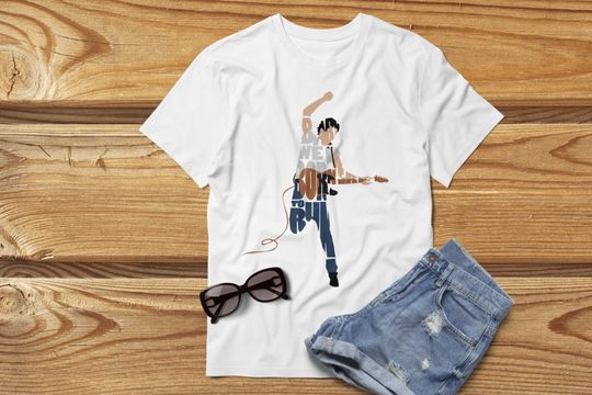 Bruce Springsteen Baby We Were Born to Run T-Shirt for Springsteen Fans,