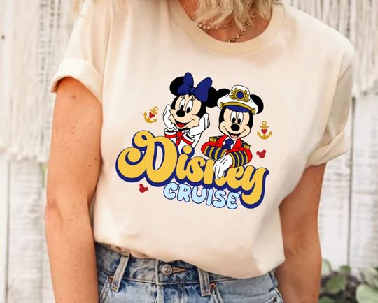 Discover Disney Cruise Shirt, Mickey and Friends Let's Cruise Shirt
