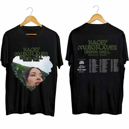 Discover Kacey Musgraves - Deeper Well World Tour 2024 T Shirt