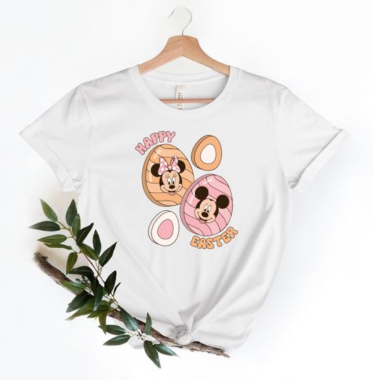 Disney Happy Easter Shirt, Easter Disney Bunny Crew Shirt