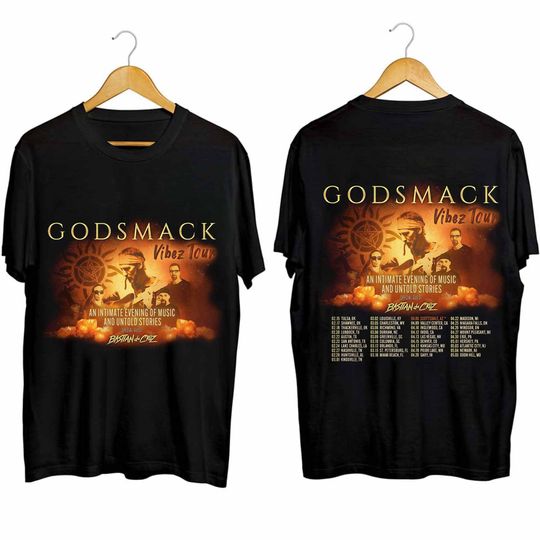Godsmack Vibez 2024 North American Tour T Shirt