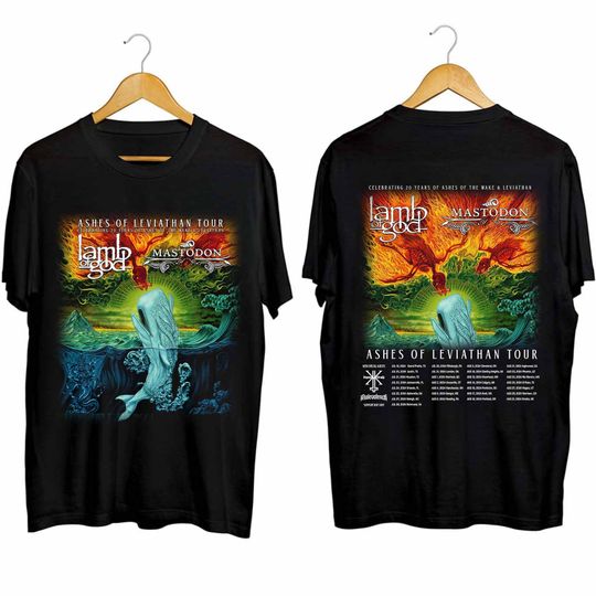 Lamb of God - Ashes of Leviathan Tour 2024 T Shirt