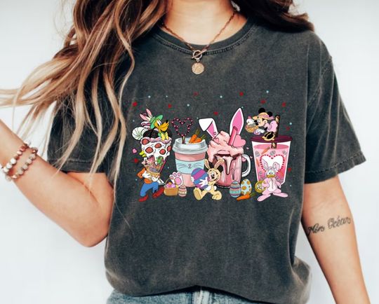 Discover Disney Mickey and Friends Happy Easter Coffee Shirt