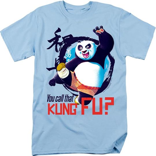 Kung Fu Panda Emotions of Po Men's Tops Short Sleeve Tee Shirt