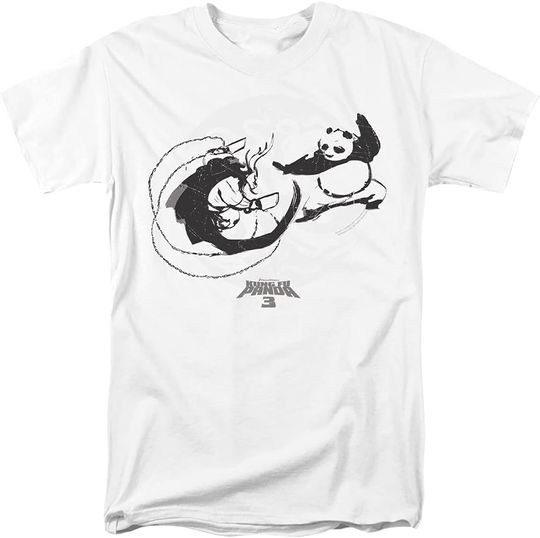 Men's Kung Fu Panda Short Sleeve T-Shirt