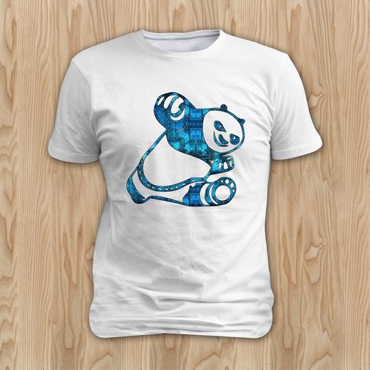 Fifth Sun Big & Tall Kung Fu Panda Emotions of Po Men's Tops Short Sleeve T - Shirt