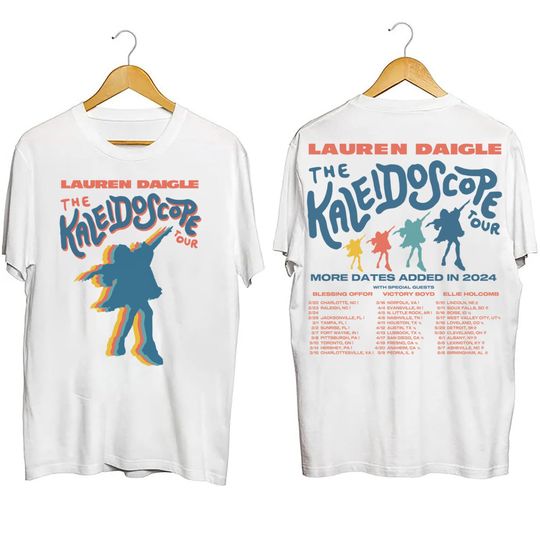 Discover Lauren Daigle Shirt, Vintage Lauren Daigle The Kaleidoscope Tour T Shirt