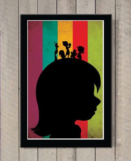 Disney Pixar movie poster - Inside Out Poster