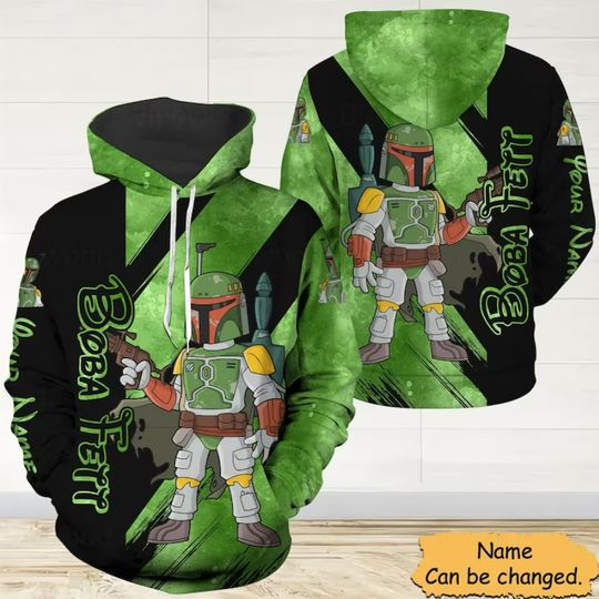Boba Fett 3D Hoodie, Disney Fan Hoodie, Mother Day Gift