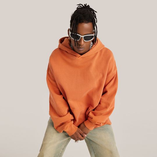 Copper Red Unisex Super Retro Hoodie