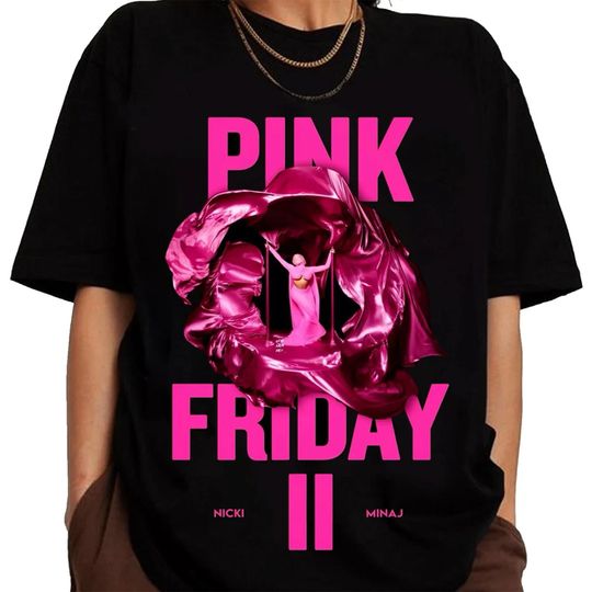 Discover 2024 Nicki Minaj Tour T-Shirt, Nicki Minaj Pink Friday 2 Concert Shirt, Nicki Minaj Merch