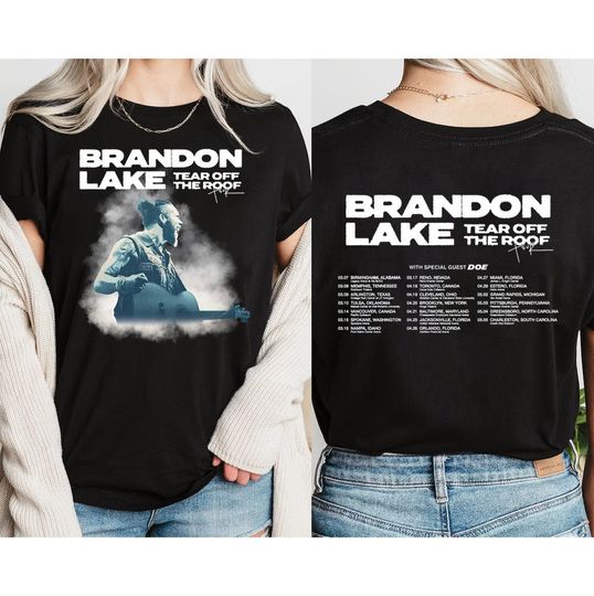 Brandon Lake Tear Off The Roof Tour 2024 Shirt, Brandon Lake Fan Gift Shirt