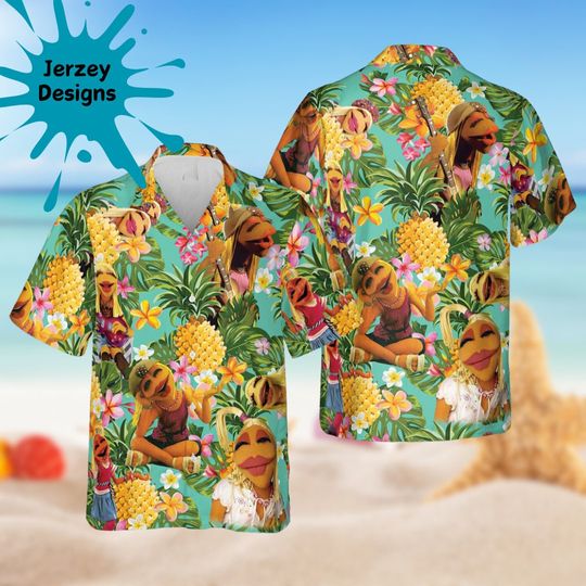 Discover Janice The Muppets Hawaiian Shirt, Disney Button Up Shirt, Disney Aloha Shirt