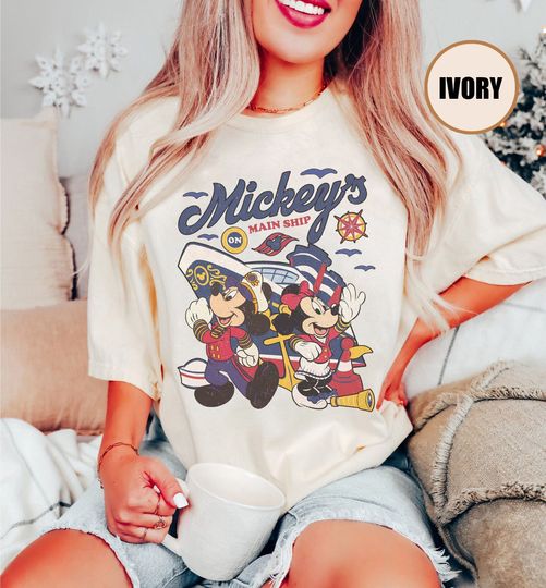 Discover Mickey And Minnie On Main Ship Shirt, Disney Cruise Line 2024 Shirt