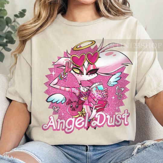 Angel Dust And Fat Nugget Hazbin Hotel Shirt, Hazbin Hotel Movie Fan Gift