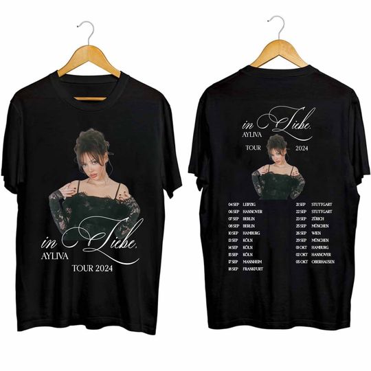 Discover Ayliva In Liebe Tour 2024 Shirt, Ayliva Fan Shirt, In Liebe 2024 Concert Shirt