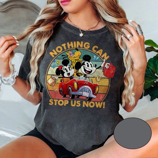 Discover Retro Disney Mickey Minnie Pluto Shirt