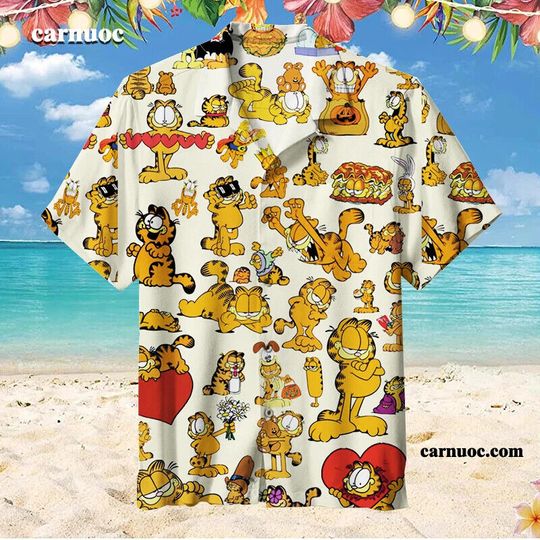 Garfield Collage Hawaiian Shirt