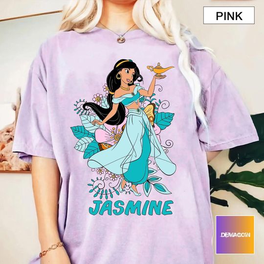 Comfort Colors Vintage Princess Jasmine Shirt