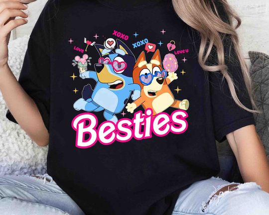 BlueyDad And Bingo Besties Shirt, Mumlife BlueyDad Shirt, BlueyDad Family Shirt