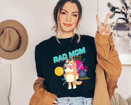 Rad Mom Bingo Shirt, BlueyDad Family Shirt, Family Matching Shirt