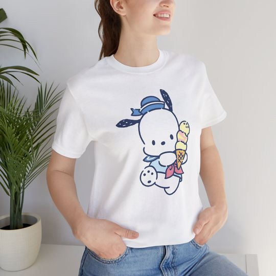 Pochacco T-shirt Kawaii Dog T-shirt Unisex Jersey T-Shirt