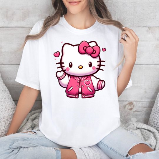 Comfort Colors Hello Kitty T-Shirt, Hello Kitty T Shirt
