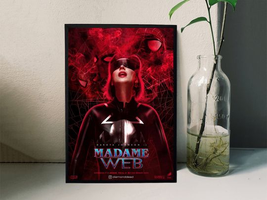 Discover Madame Web Movie Poster Film/Room Decor Wall Art